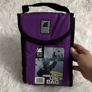 Arctic Zone Purple Insulated Lunch Bag